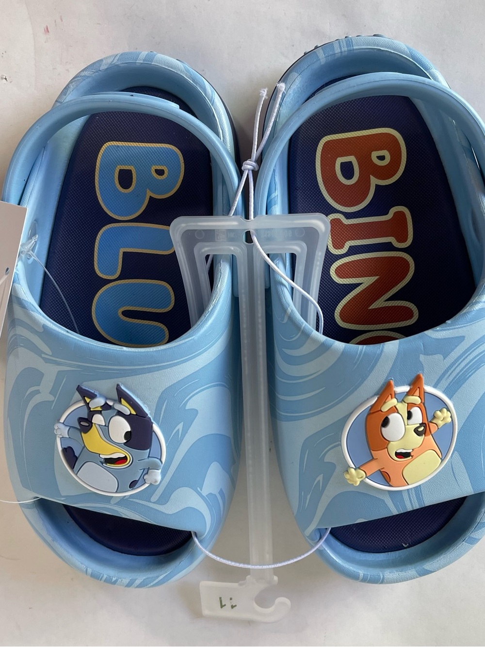 Bluey and Bingo Kids Character Slide Sandals